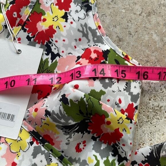 Likely Floral Vera Dress Ivory/red Multi - Picture 11 of 16